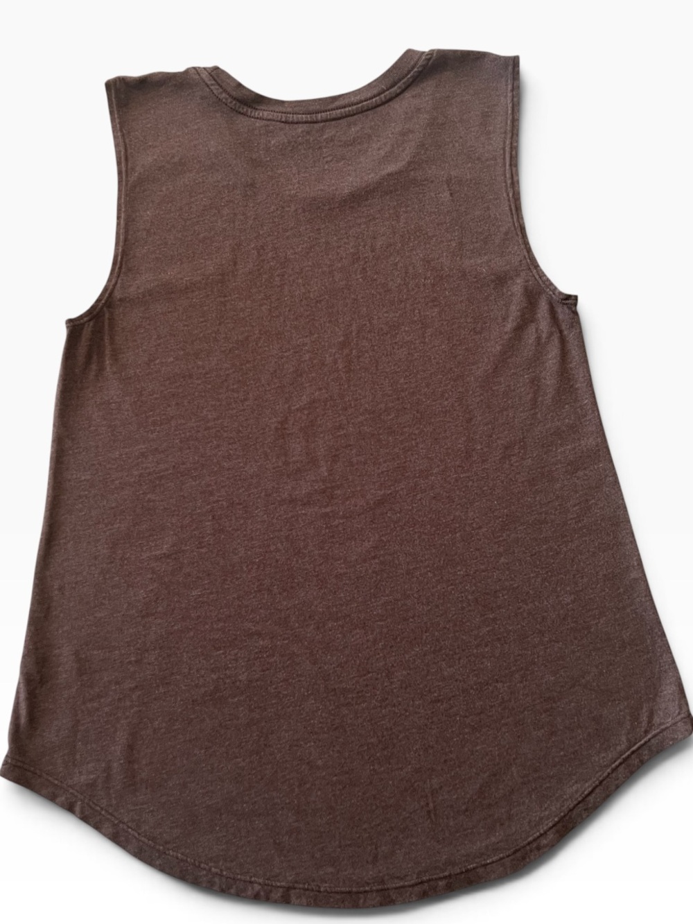 Reserve 84 Brown Longhorn Morocco Graphic Muscle Tank Top XS Western Boho - Picture 12 of 13
